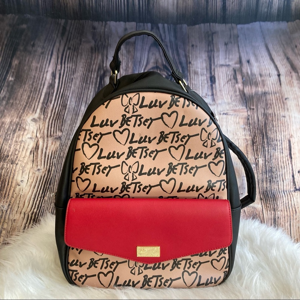 NWT Betsy Johnson Backpack Bag
